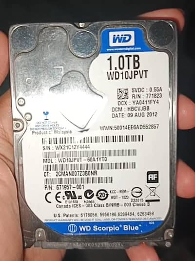 1 tb hard for laptop