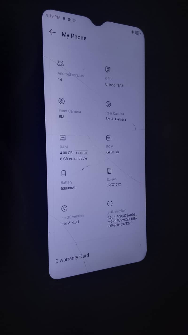 Itel A50 3