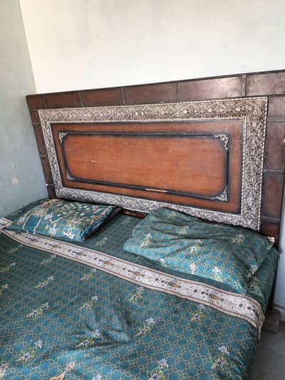Wooden Double Bed & Single Bed for Sale (No Mattress)