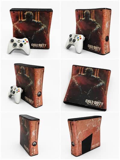 Xbox 360 with CALL of Duty warzone cover