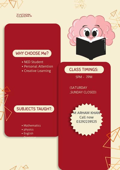 Tuition service available