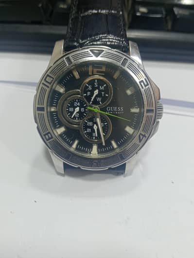 Guess Chronograph watch for men 43 mm dial size Quartz watch