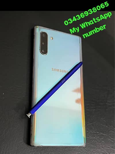 Samsung Mobile Note 10 Plus 12/256 GB