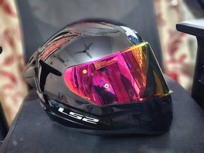 New LS2 Rapid 2 II Helmet Medium with Spoiler + Red Visor + Cleaner