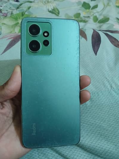 Xiaomi Redmi Note 12 6/128   only mobile hai box and charger miss plac
