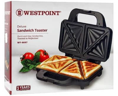 West Point Deluxe Sandwich Toaster WF-6697