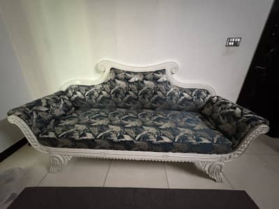 Brand new sofa with deco paint and Pure Tali wood