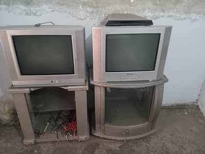 TV with TV trolly