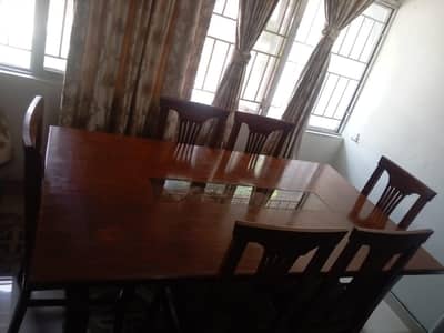 8 person dining table without chairs/ only table