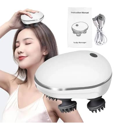 Electric Scalp Massager Rechargeable Scalp Massager Machine for Stress