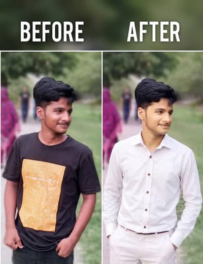 RS. 100 ma apni koi bi 5 photo edit karwai full branded