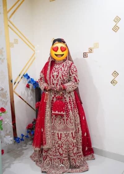  Red Bridal/Party Lehenga for Sale 