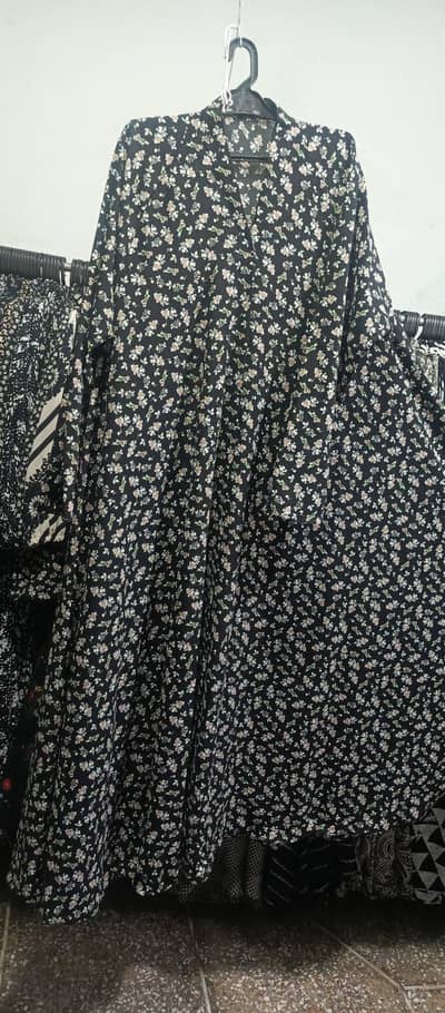 Printed Abaya