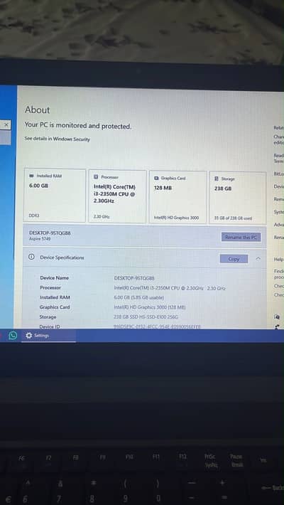 Acer Laptop i3.2
