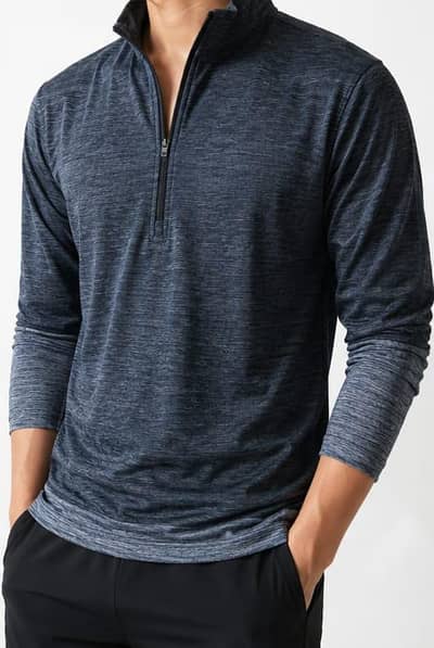 Men's Quarter Zip Sports Shirt (XL) – Excellent Condition