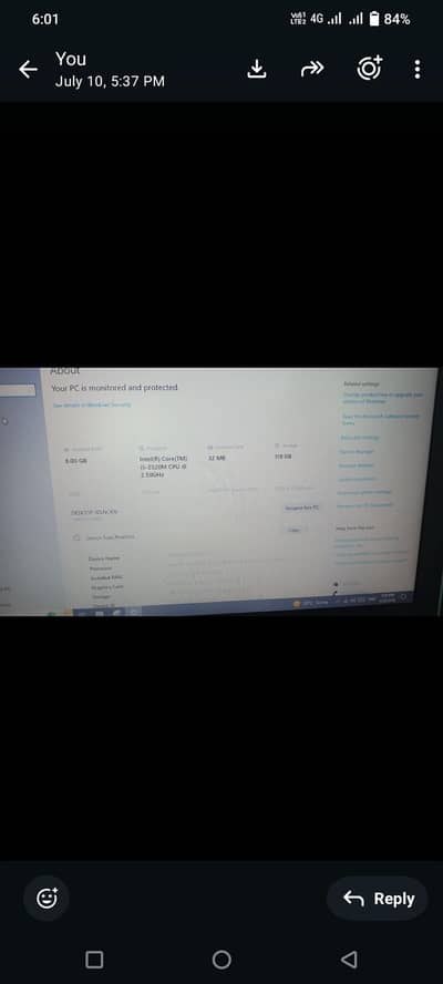 Dell laptop in very good condition with reasonable price