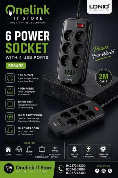 Power socket &usb fast charging