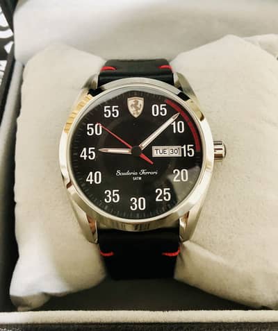 FERRARI-NEW & ORIGINAL WATCH-DATE & DAY FUNCTION-SEIKO CITIZEN CASIO
