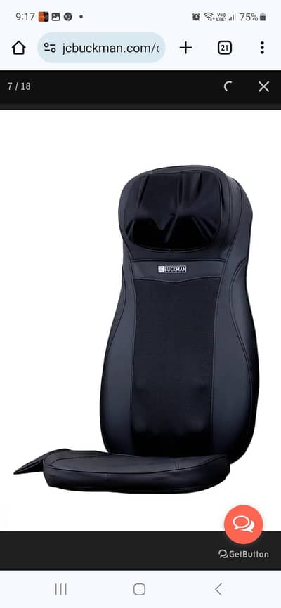jc buckman full back massager and foot with full calf massager