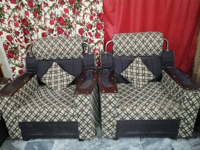 Comfortable 2 Single-Seater Sofas for Sale - Good Condition