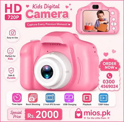 Children Mini Digital HD Camera and Recorder (X2)