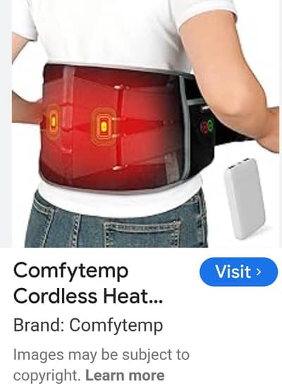 Comfytemp original brand  pain relief massage heating pad made in uk