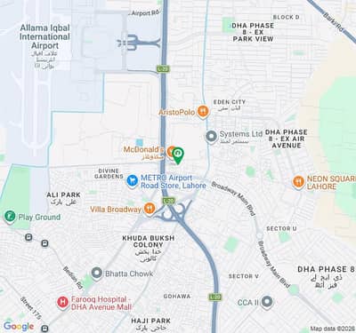 DHA Phase 8 Broadway A Block 8 Marla Commercial Plot On Truly INVESTORS Price