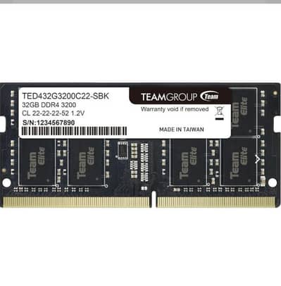 Team group 32 gb Ram 3200 mhz