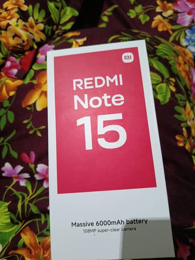 Xiaomi Redmi Note 15 8/256 just box open 3day use