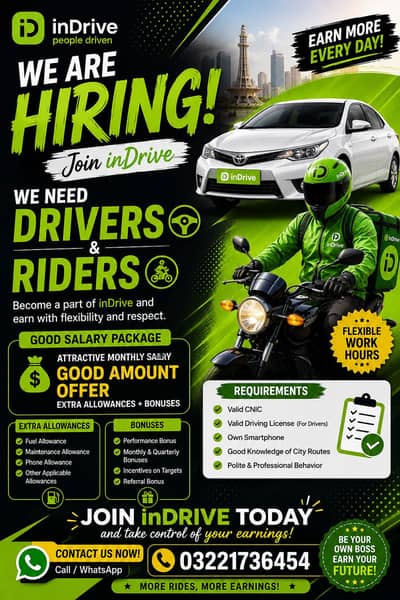 Urgent need of driver