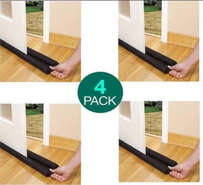 Black door stoppers (4-pack) Dust proof