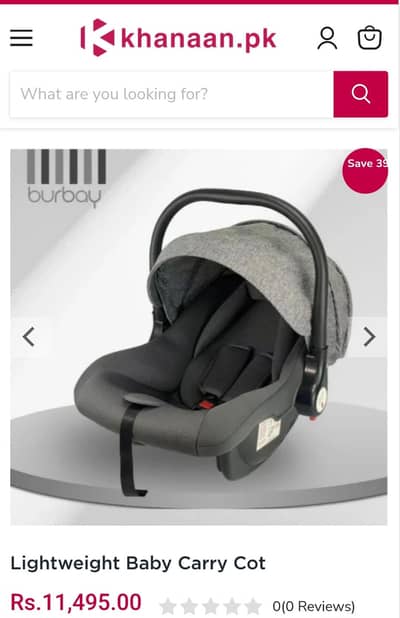 Baby carry cot