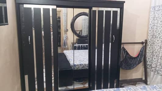 Luxury Bedroom Set | King Size Bed | 3 Door Wardrobe | Dressing Table