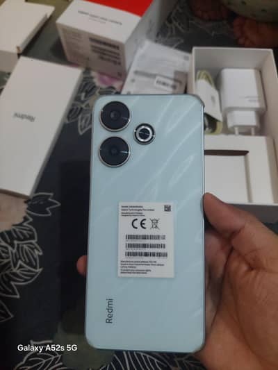 redmi 13 mobile phone with complete box brand new