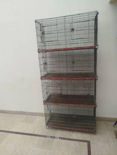 brids cage /4 portion folding cage /mitthu cage /love birds box