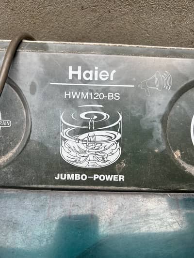 Haier HWM120-BS Washing machine and Dryer