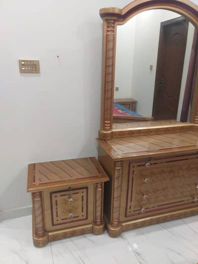 Wooden Bed Set for sale