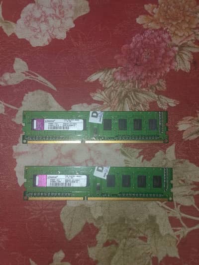 Kingston 1gb rams ddr3, 2 rams
