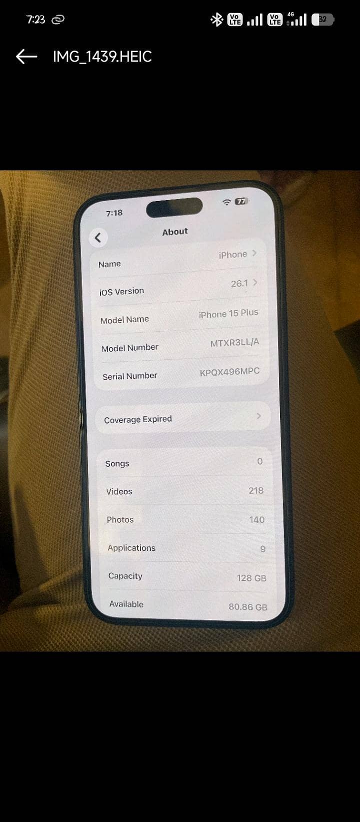 Apple iPhone 15 plus 2