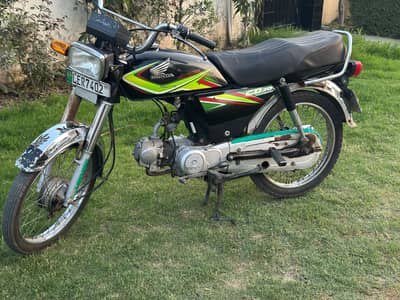 Honda Cd 70 black color 19 model