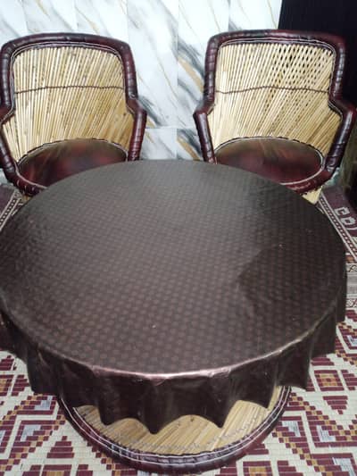 2 Chairs & Table