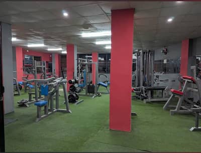 complete gym set-up