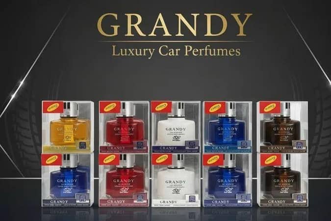 CAR GRANDY AIR FRESHENER DASHBOARD DECORATION IN 5 DIFFERENT FLAVOURS