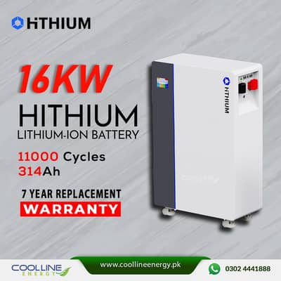 Hithium 16kw 51.2V 314Ah Lithium ion Battery / 7 year warranty
