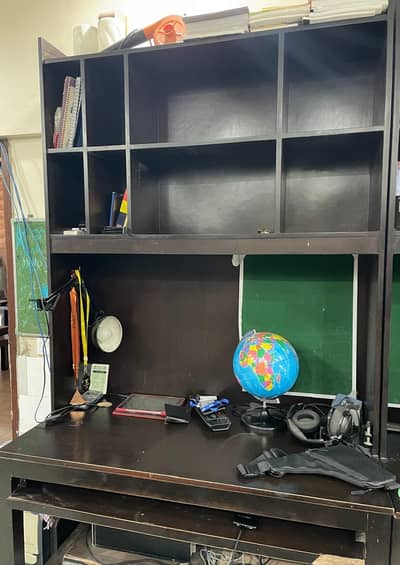 Computer Table with Bookshelf – Excellent Condition | Urgent