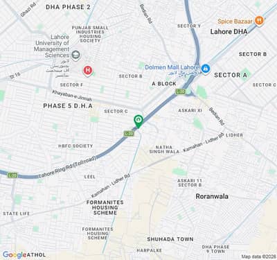 1 Kanal Plot for Sale DHA Lahore Phase 5, Block M