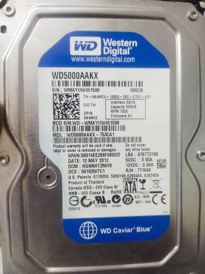 WD hard drive