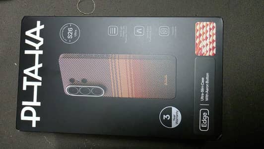 pitaka Ultra Slim case with Aaron Button for S26 ultra