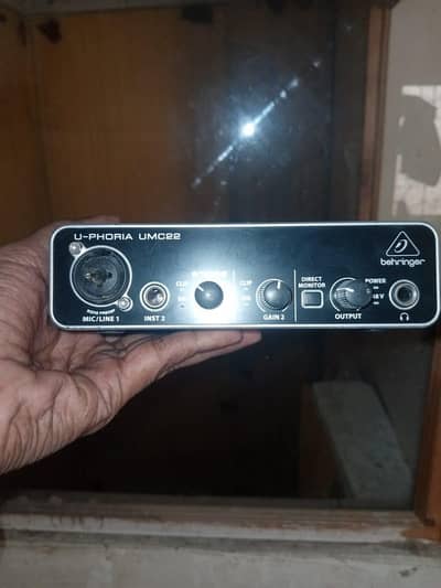 behringer sound card umc22 best quality recording