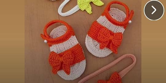 Hand made baby shoes